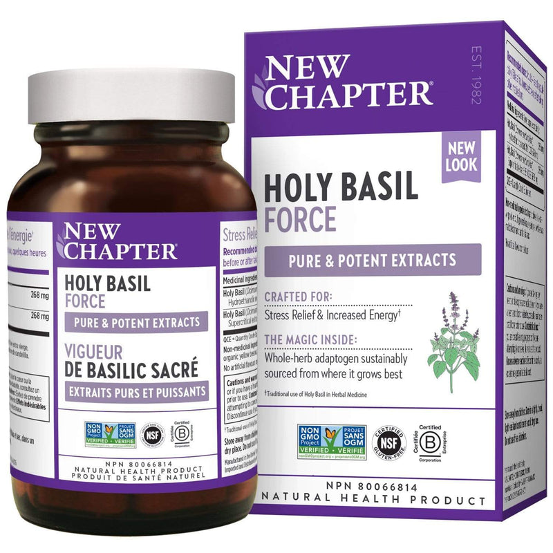 New Chapter Holy Basil Force 60 Capsules