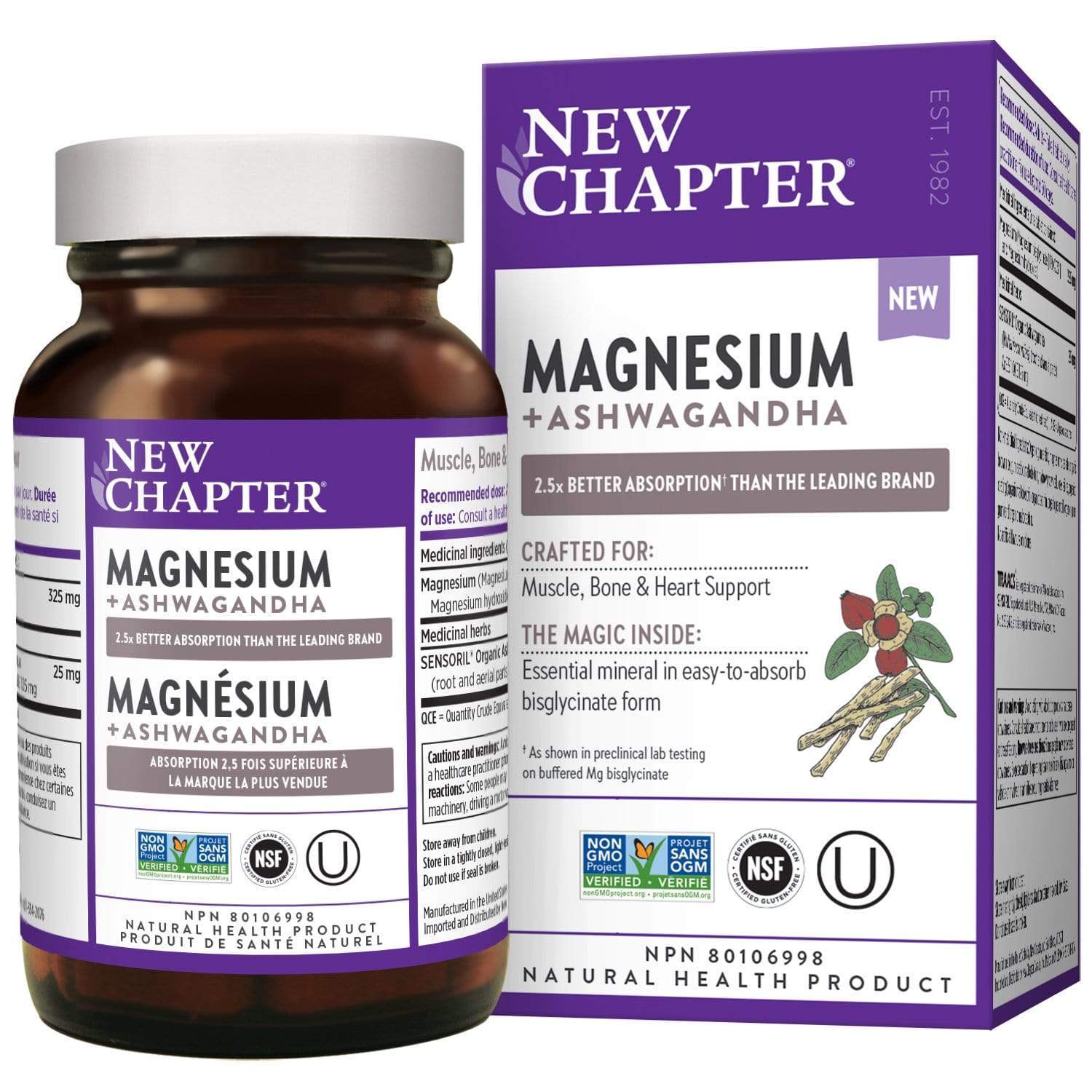 New Chapter Magnesium + Ashwagandha