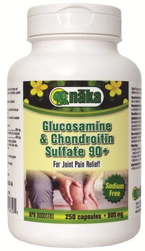 Naka Glucosamine & Chondroitin, 900mg, 250 Caps