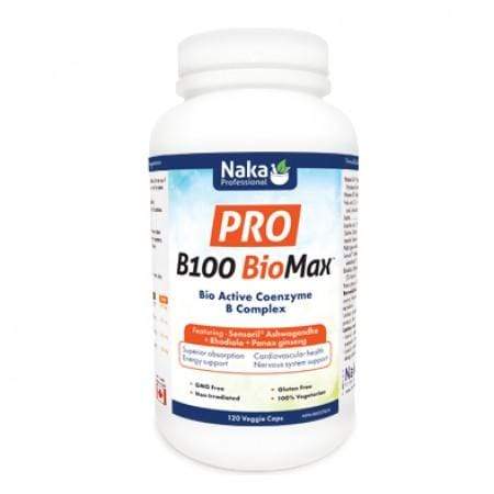 Naka Professional - Pro B100 BioMax، 120 كبسولة نباتية