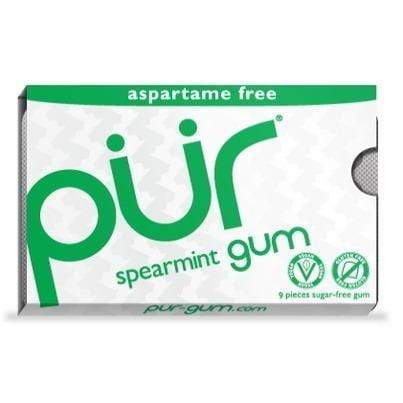 PUR Gum Spearmint 9pc Gum