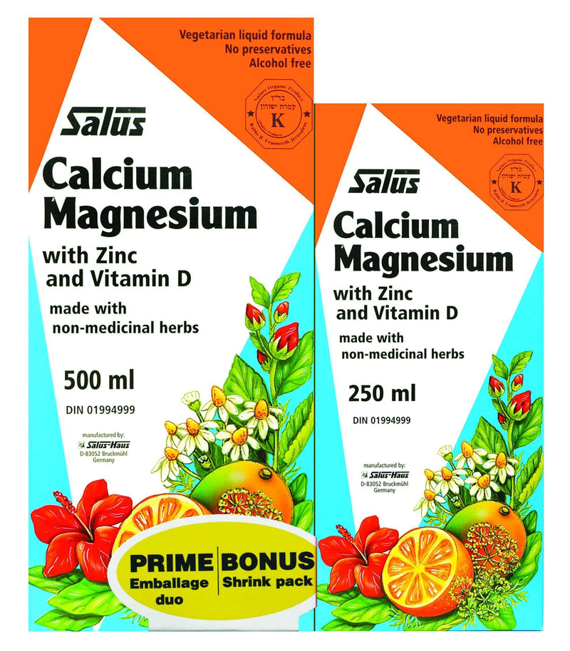 살루스 칼슘 마그네슘 아연 &amp; 비타민 D 보너스 팩