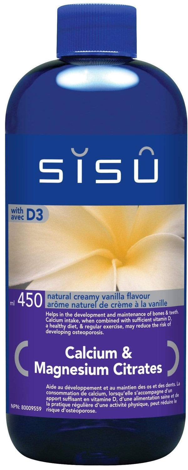 Sisu Calcium & Magnesium Citrates Creamy Vanilla 450 mL
