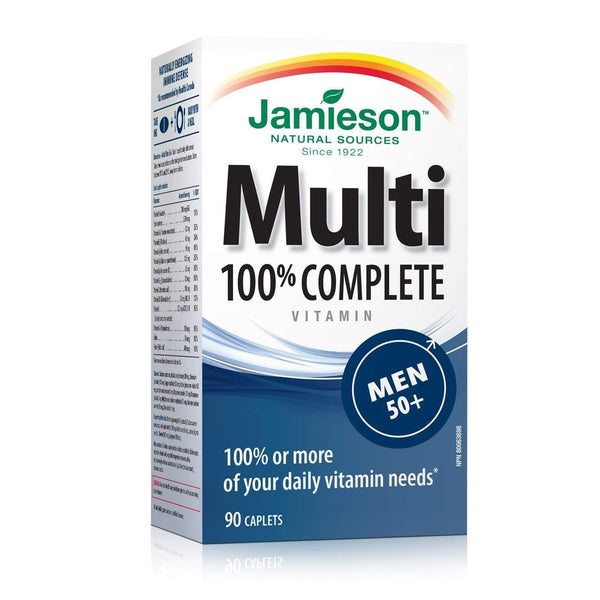جاميسون 100% فيتامينات كاملة للرجال أكثر من 50 كبسولة