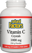 Natural Factors Vitamin C Crystals 250g Powder