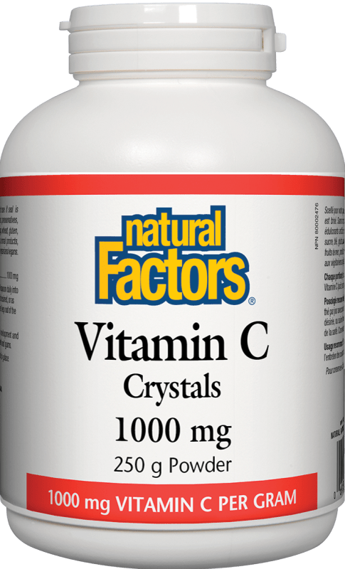 Natural Factors Vitamin C Crystals 250g Powder