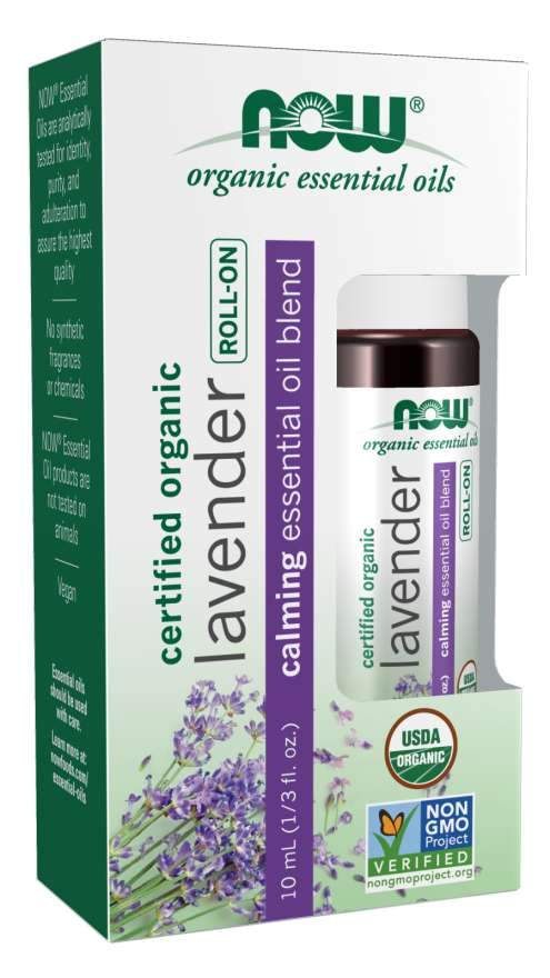 NOW Lavender Essential Oil Blend Organic Roll-On