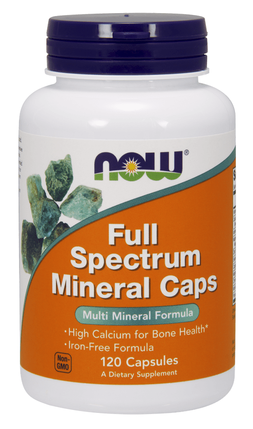 NOW, Full Spectrum Minerals, 120 Veg Capsules