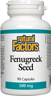 Natural Factors Fenugreek Seed 90 Capsules