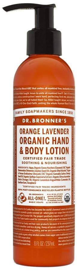 Dr. Bronner's Magic Soap Orange Lavender Organic Lotion