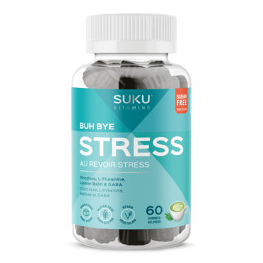 Suku Vitamins Buh Bye Stress 60 Gummies -Zenful Matcha Decaffeinated