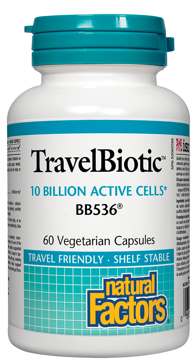 Natural Factors Travel Biotic 10 Billion Active Cells