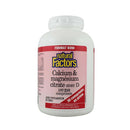 Natural Factors Calcium & Magnesium Citrate, with D - BONUS SIZE 210 Tablets