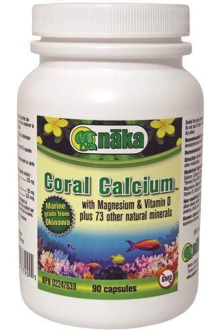 Naka Coral Calcium, 90 Caps