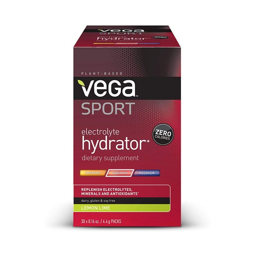 Vega Sport, Electrolyte Hydrator, Lemon Lime, 126g (Box of 30 x 4.2g)