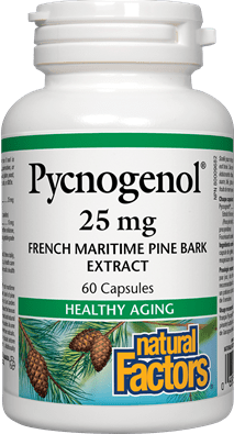 Natural Factors Pycnogenol 25 mg