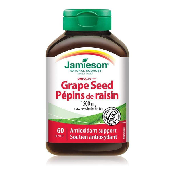 Jamieson Grape Seed 1500 mg 60 Caplets