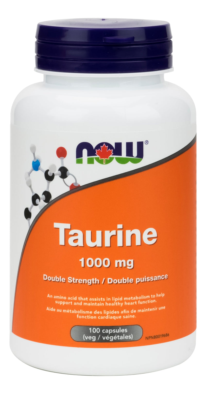 NOW, Taurine, 1000mg, 100 V-Caps