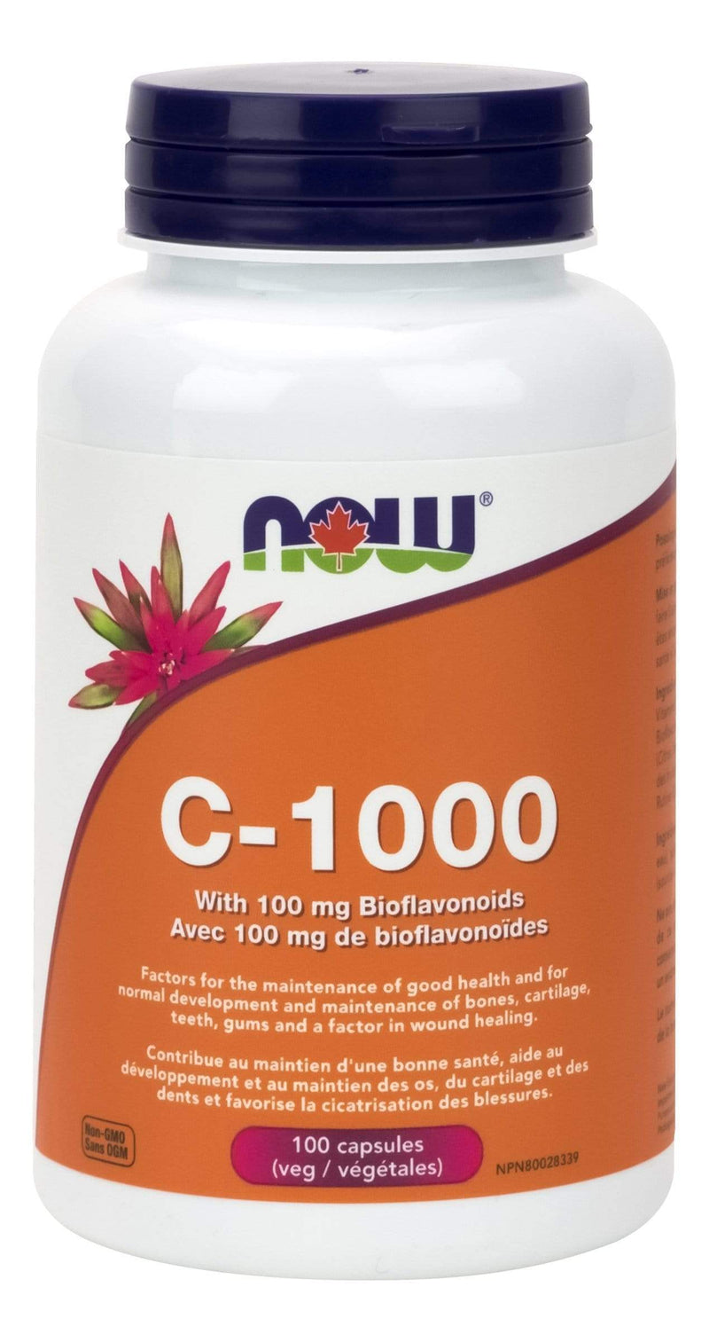 NOW, C-1000 with 100 mg Bioflavonoids, 100 Capsules