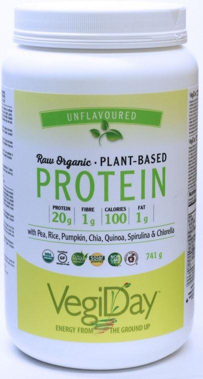 VegiDay Raw Organic Plant Based Protein Unflavoured