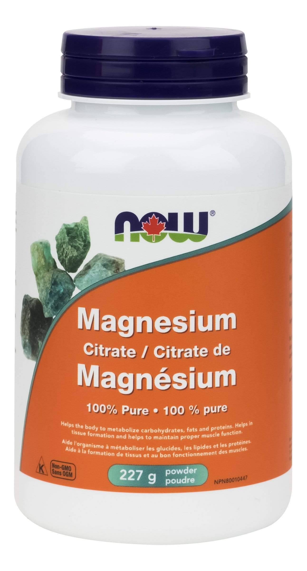NOW, Magnesium Citrate Powder, 227g