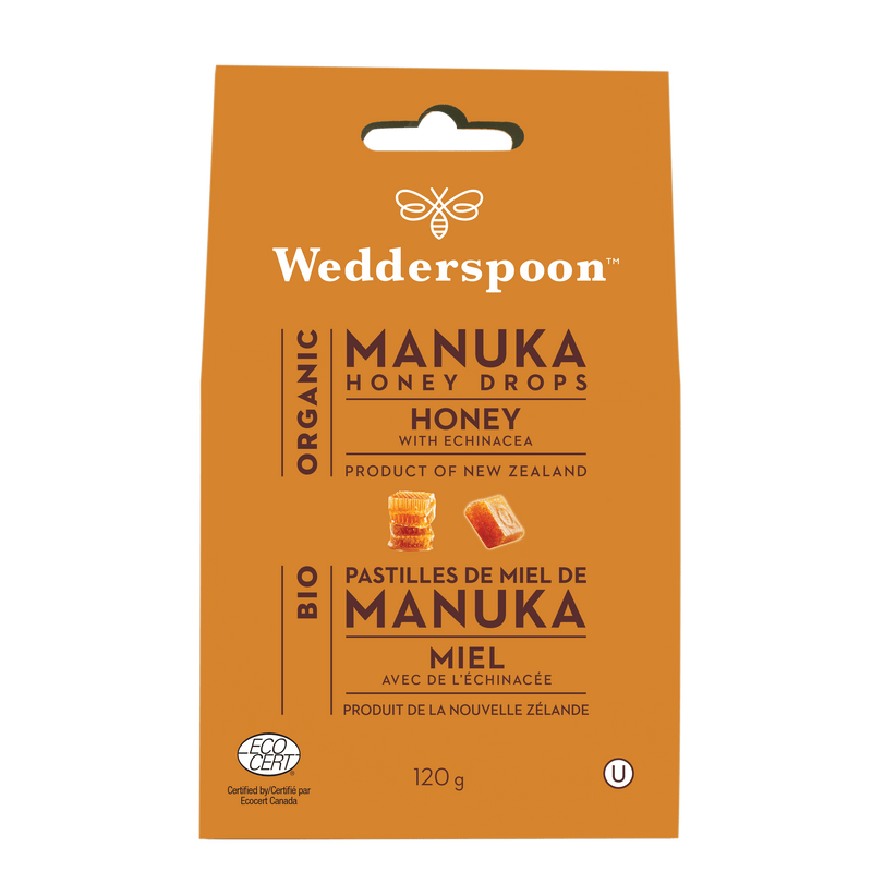 Wedderspoon Organic Manuka Honey Drops