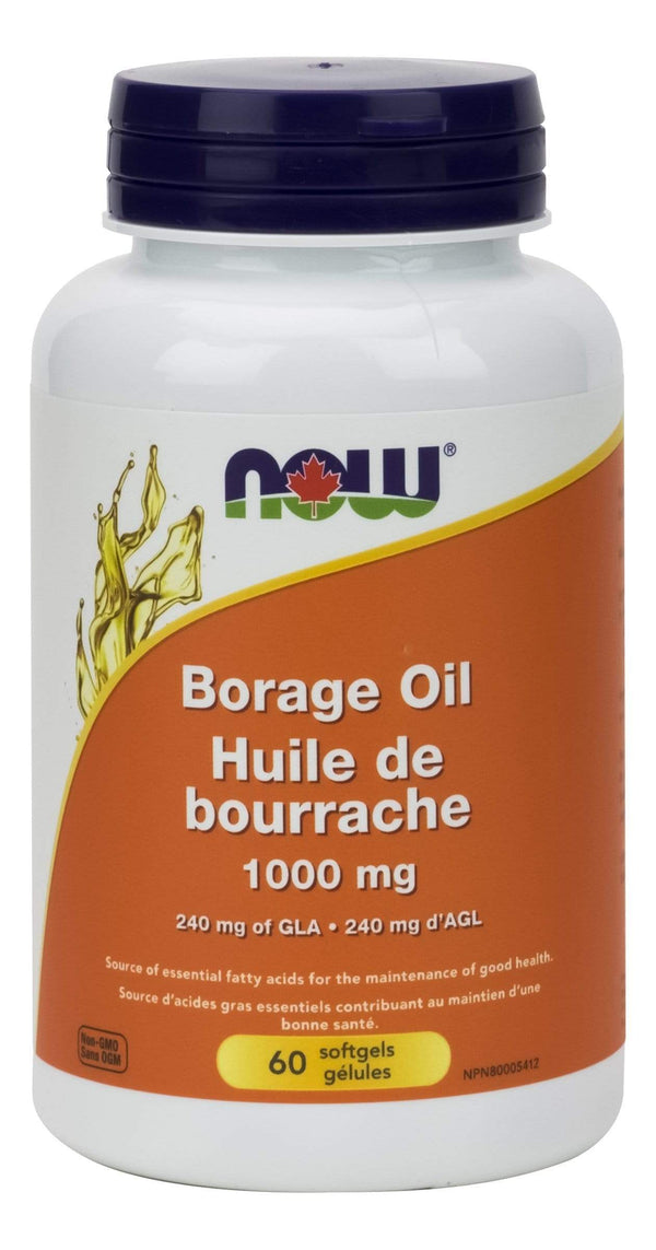 NOW Borage Oil 1000 mg (240mg GLA) 60 Softgels