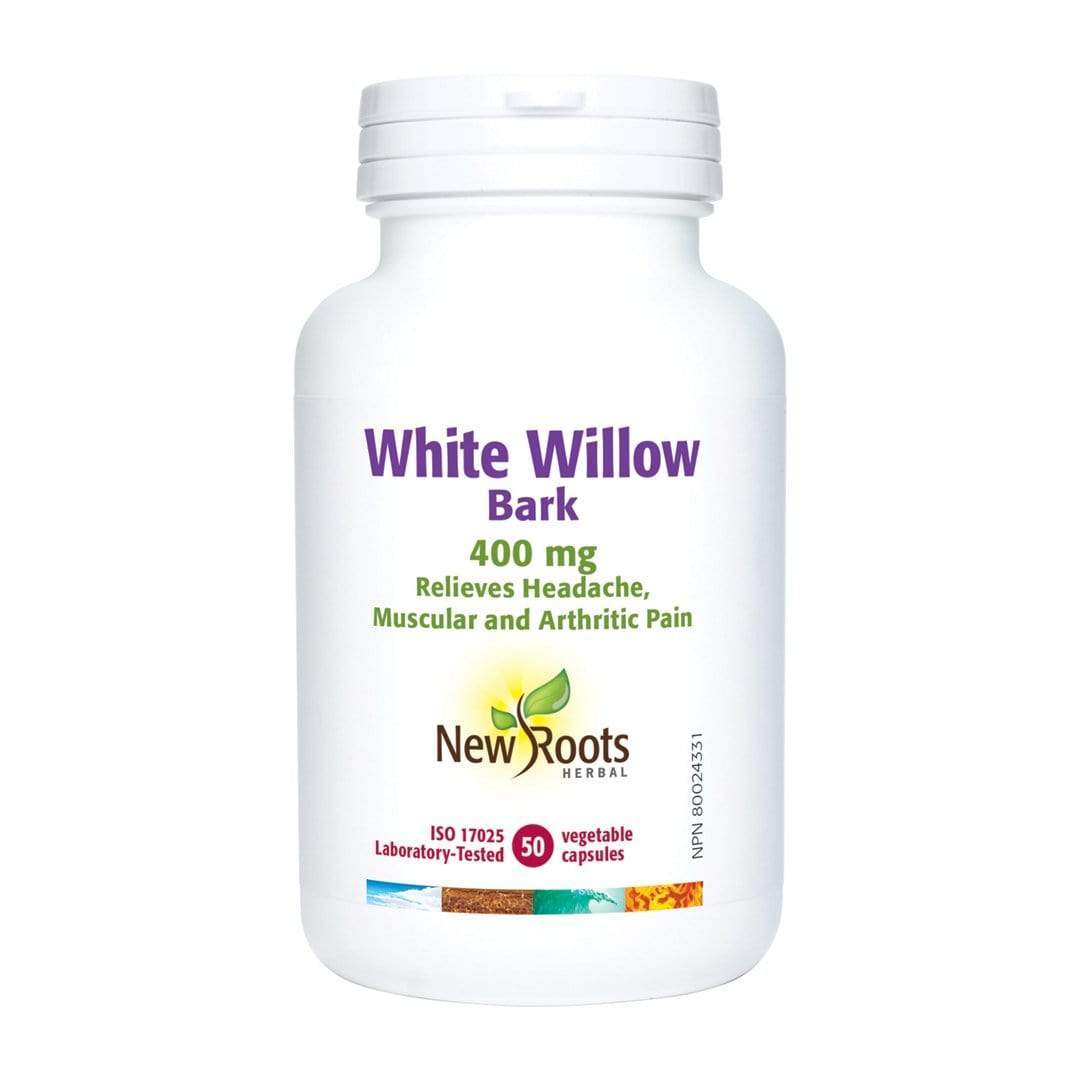 New Roots WHITE WILLOW BARK 400MG