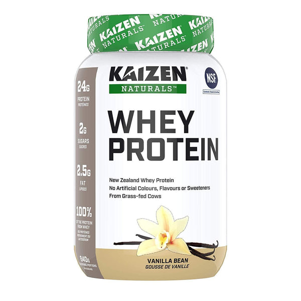 Kaizen Naturals 유청 단백질 바닐라 빈 840g