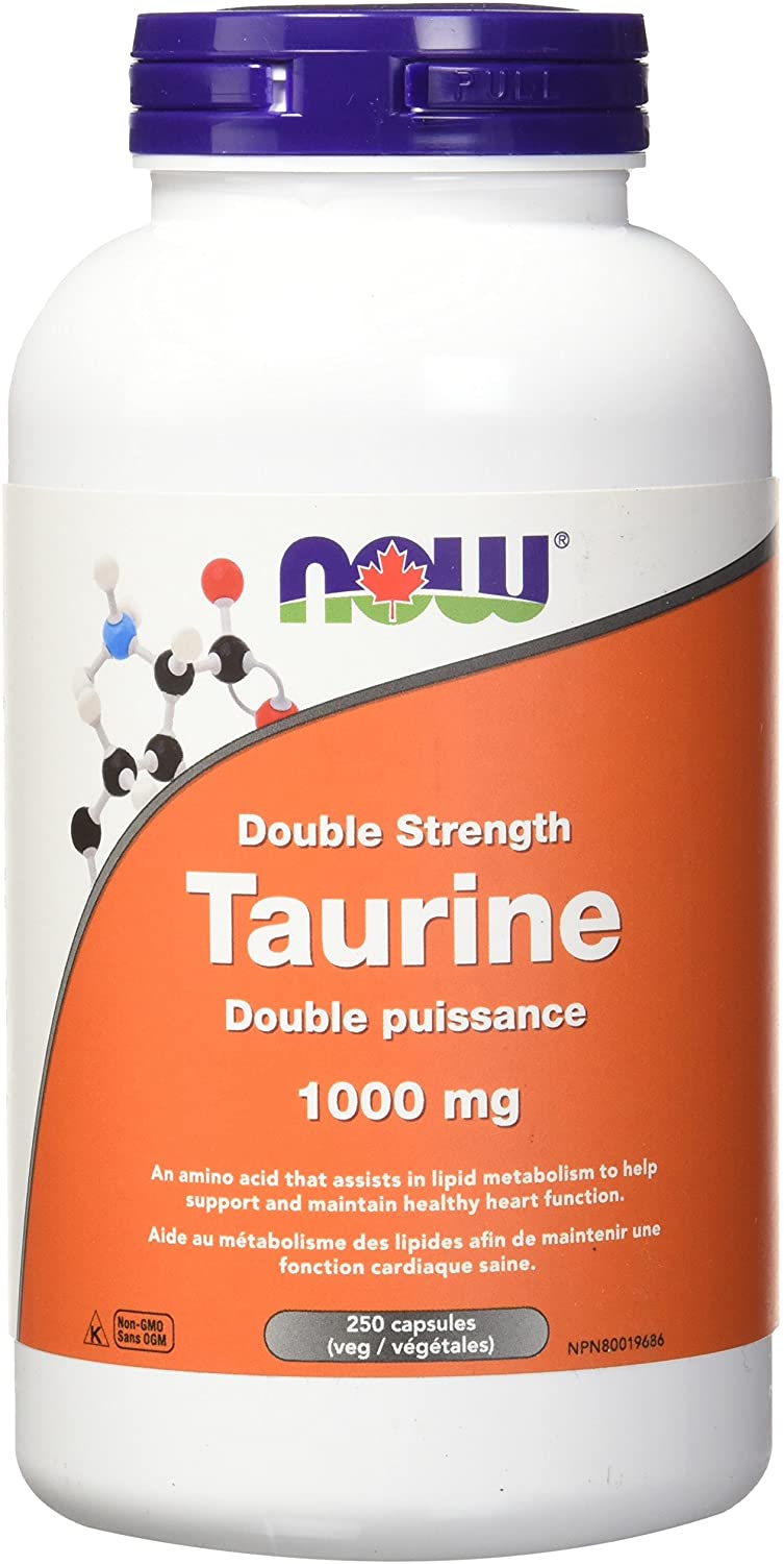 NOW Taurine 1,000 mg 250 Capsules