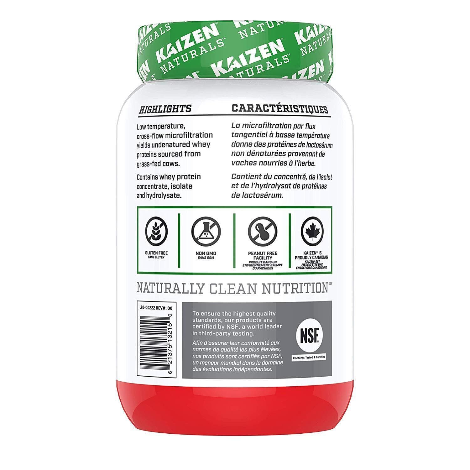 Kaizen Naturals Whey Protein Strawberries & Cream 840 g