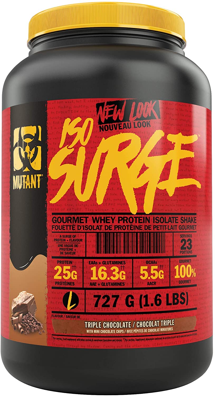 Mutant, ISO SURGE, Triple Chocolate, 727g