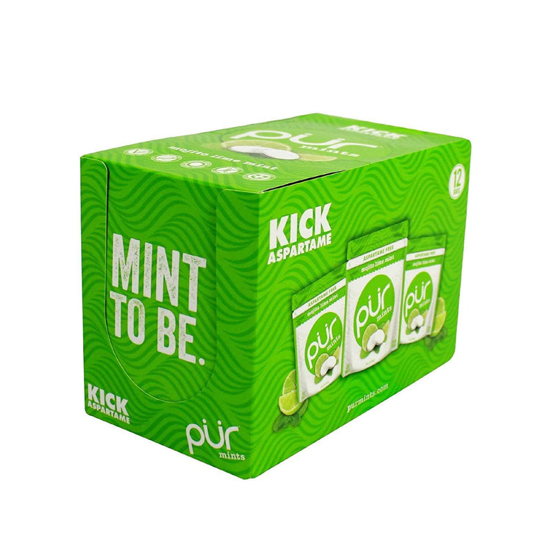 PUR Mints Mojito Lime Mint 12 x 22 g Bags