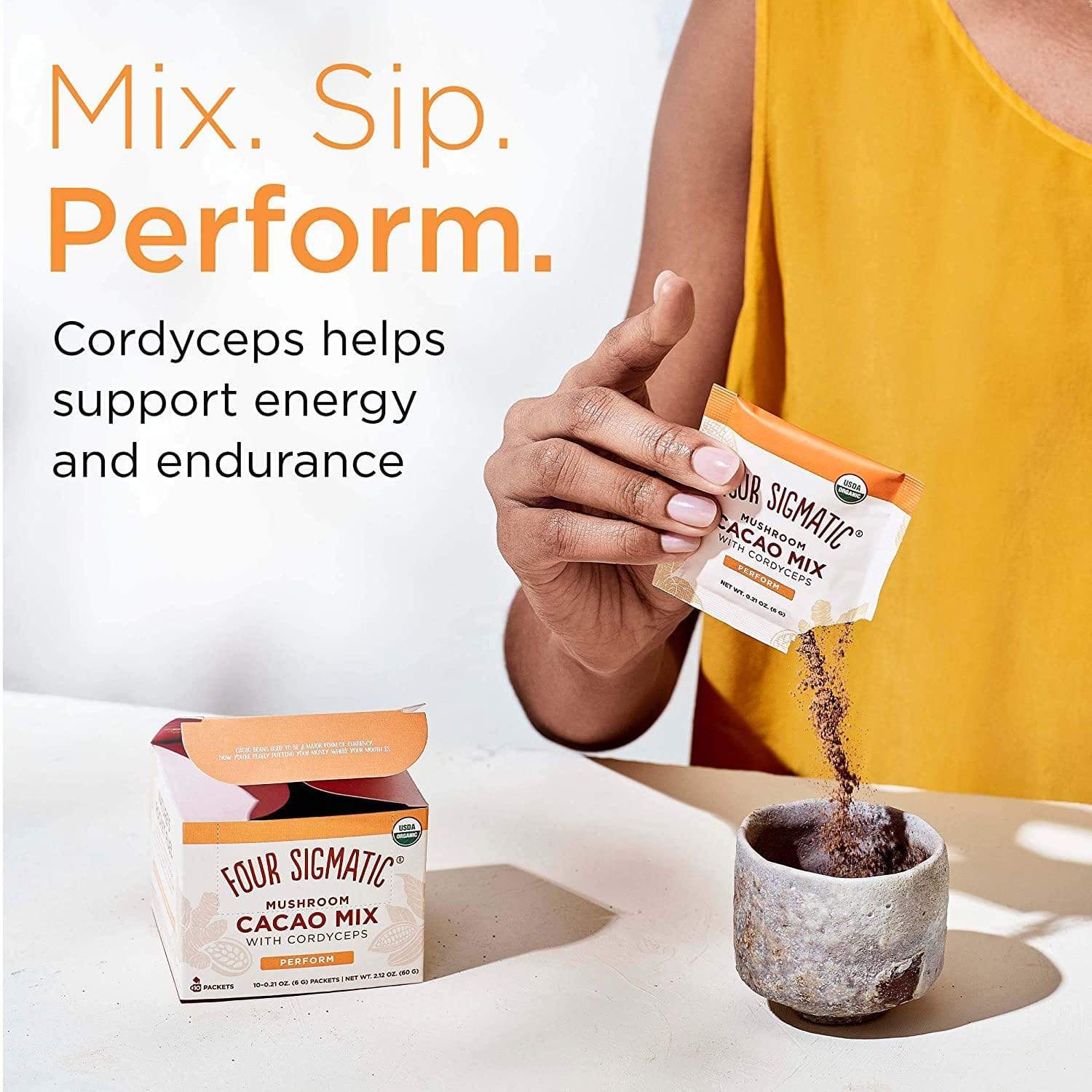 Four Sigmatic Mushroom Hot Cacao Mix with Cordyceps
