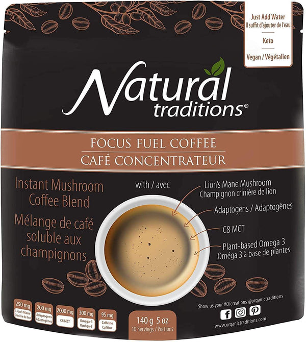 Natural Traditions Focus Fuel Coffee 140 g