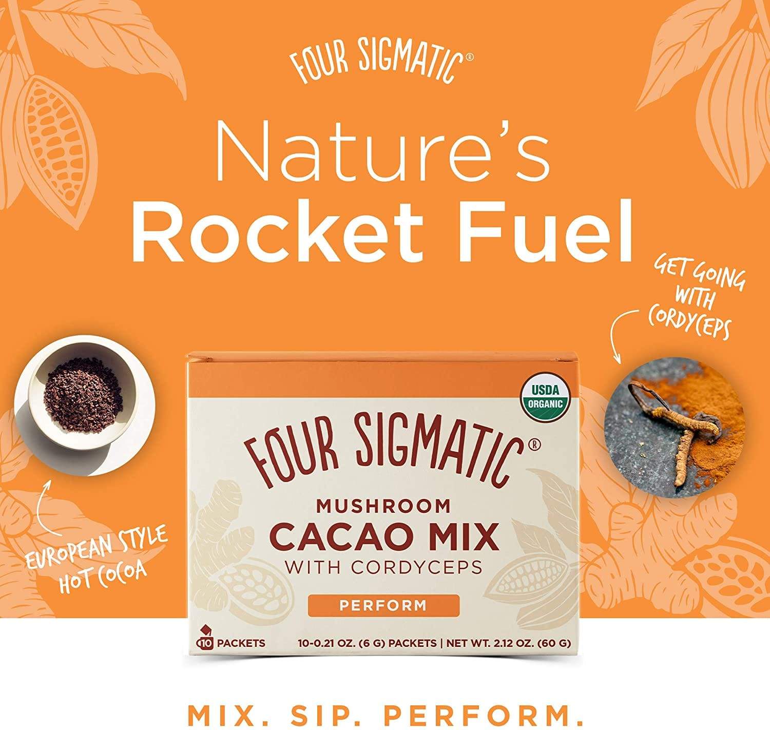 Four Sigmatic Mushroom Hot Cacao Mix with Cordyceps