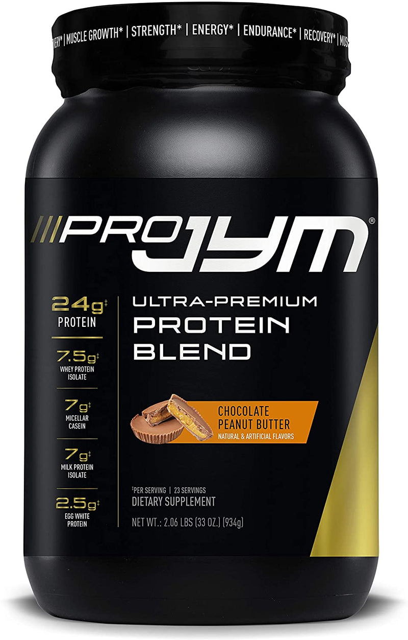 مزيج البروتين JYM Pro 2 رطل - زبدة الفول السوداني بالشوكولاتة