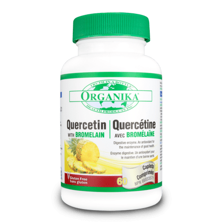 Organika QUERCETIN with BROMELAIN 400MG 60 Caplets