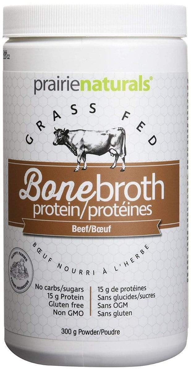 Prairie Naturals Grass Fed Bone Broth Protein Beef 300 g