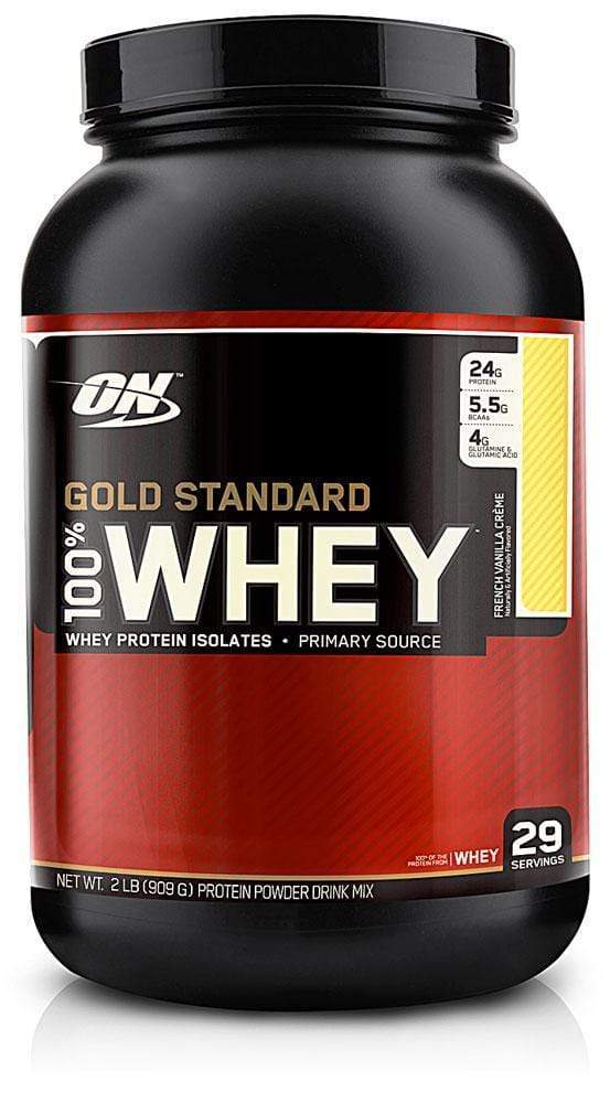 Optimum Nutrition, Gold Standard 100% Whey, French Vanilla Creme, 907g (2 lb)