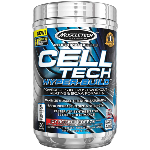 MuscleTech Cell-Tech Hyper-Build, Icy Rocket Freeze, 488 g