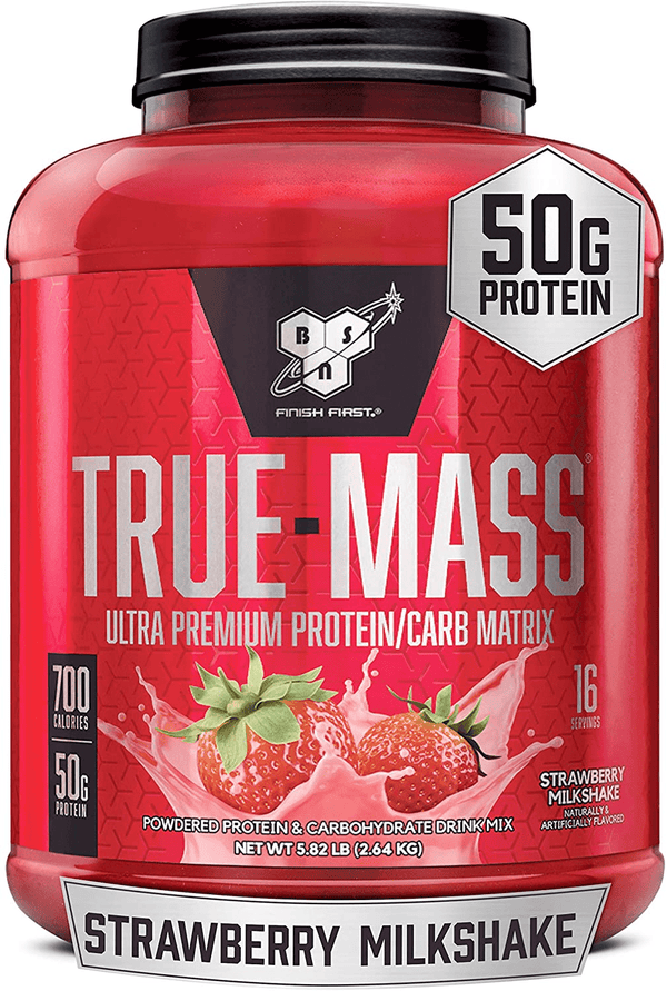 BSN True-Mass Strawberry Milkshake