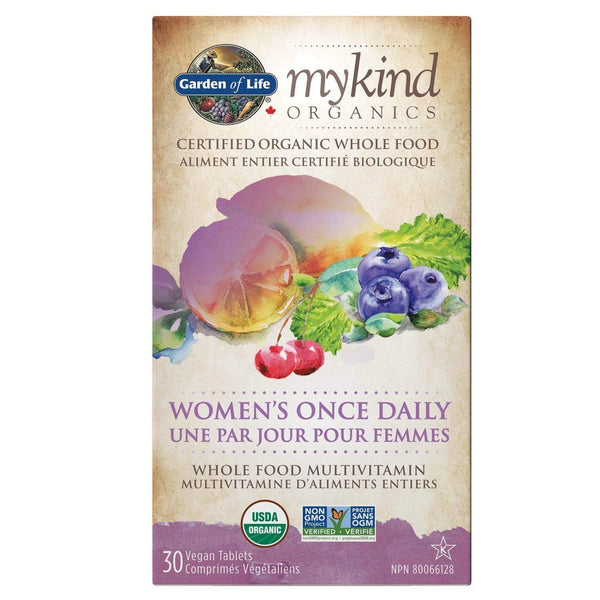 Garden of Life mykind Organics Women's Once Daily 30 Tablets