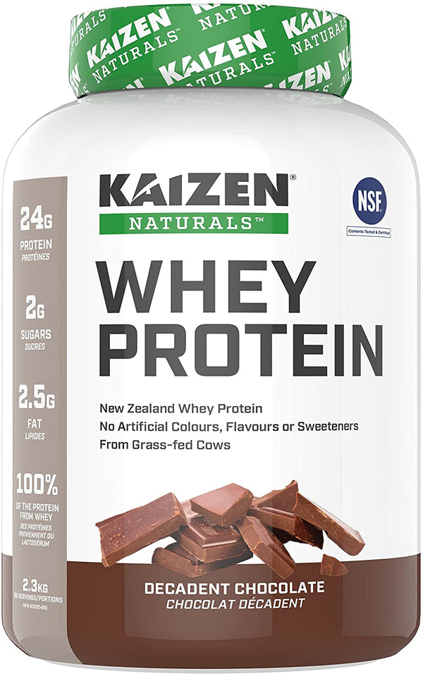 Kaizen Naturals 유청 단백질 데카당트 초콜릿 2.3kg