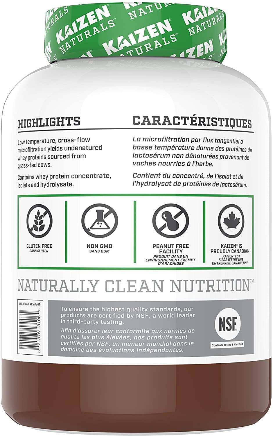 Kaizen Naturals Whey Protein Decadent Chocolate 2.3 kg