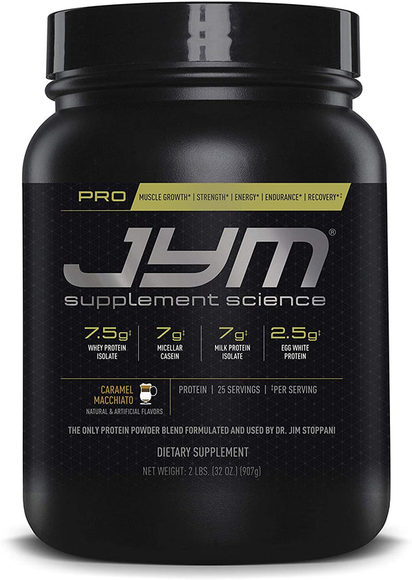 JYM  PRO  Protein Blend 2 lb 25 Servings - Caramel Macchiato
