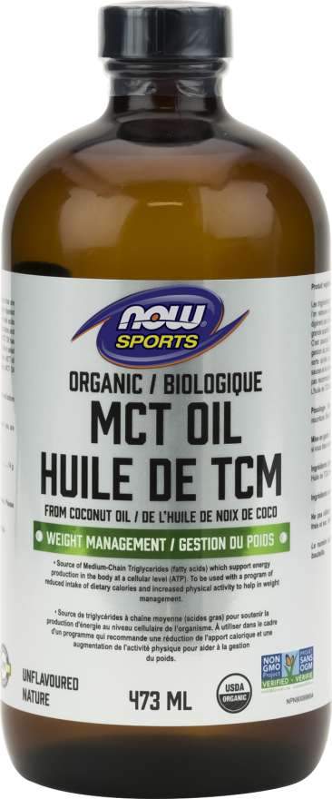 NOW Sports Organic Coconut MCT Oil 473 ML