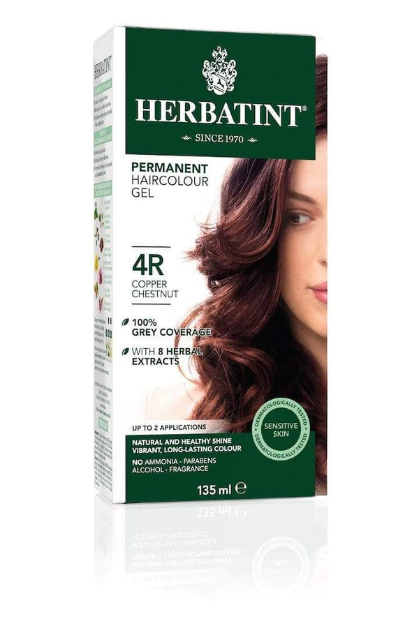 Herbatint Permanent Herbal Haircolor Gel - 4R Copper Chestnut
