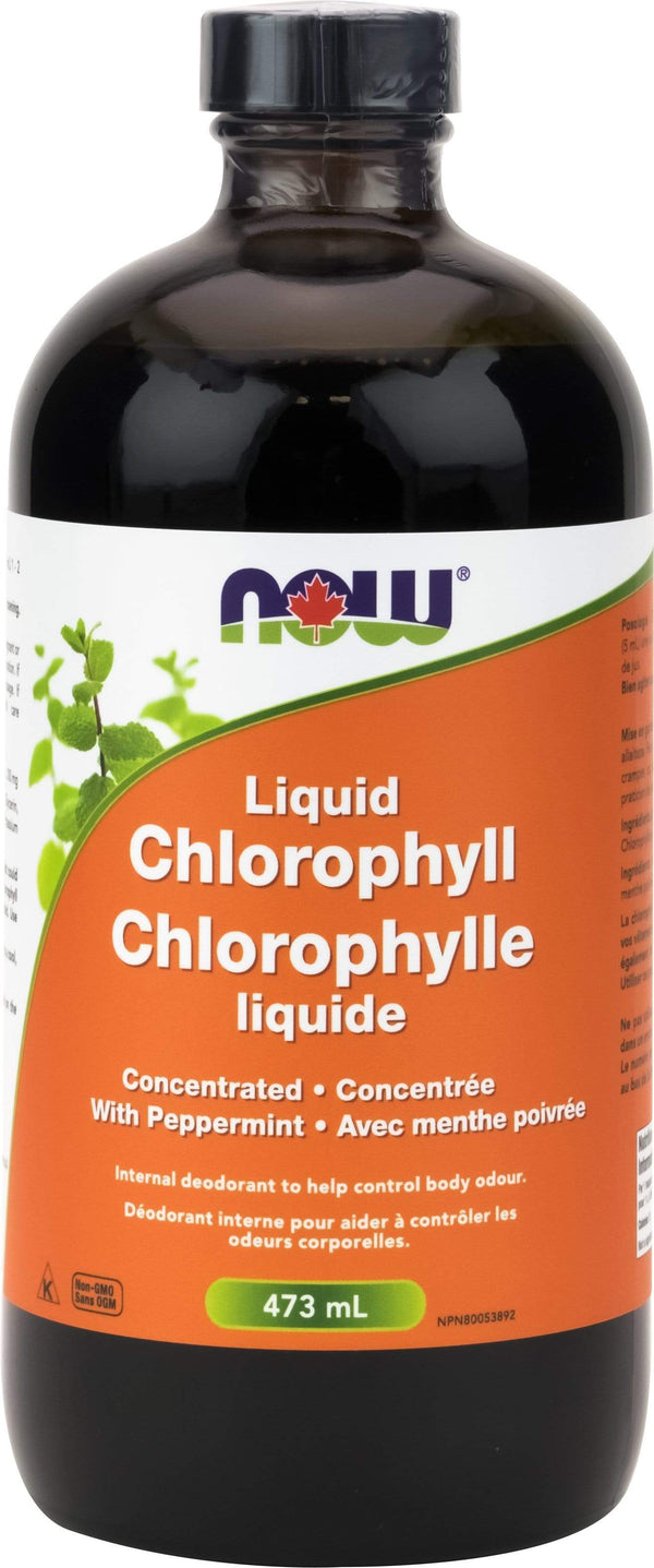 NOW, Liquid Chlorophyll, Mint, 474mL
