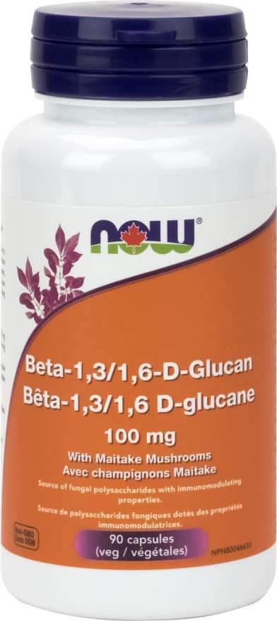 NOW Beta-1,3/1,6-D-Glucan 100 mg 90 Capsules